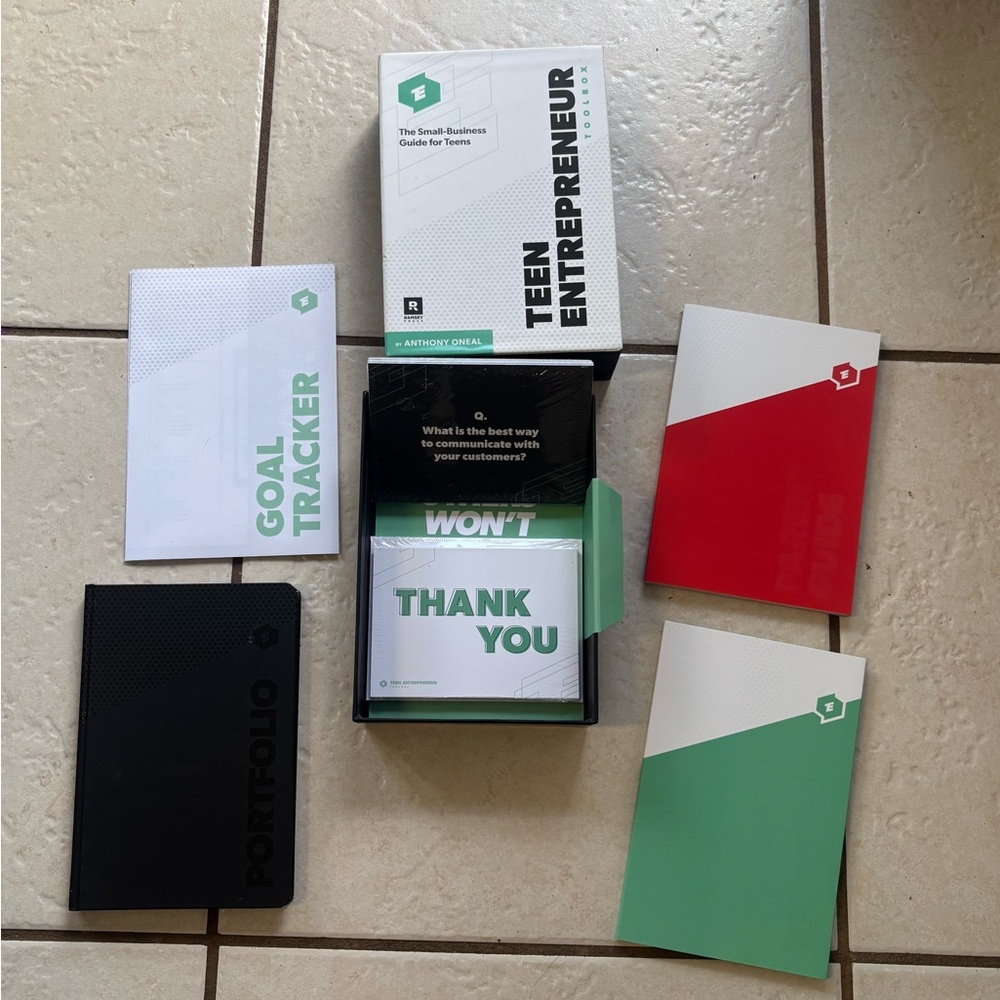 Opened/Unused Teen Entrepreneur Toolbox: The Small-Business Guide for Teens"